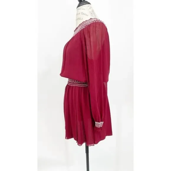 TORY BURCH Indie off-the-shoulder Mini Dress US 8